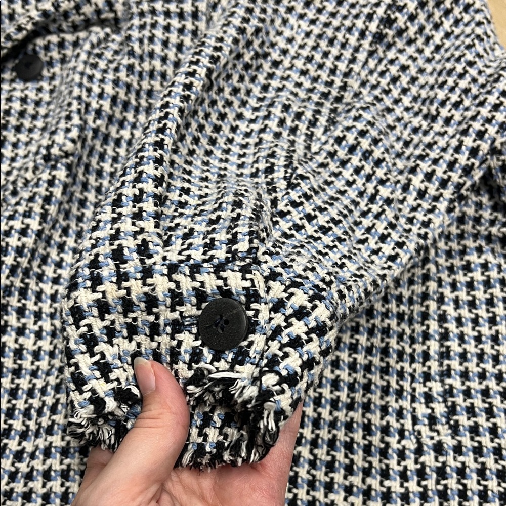 Zara Black and White Houndstooth Jacket - Picture 3 of 3